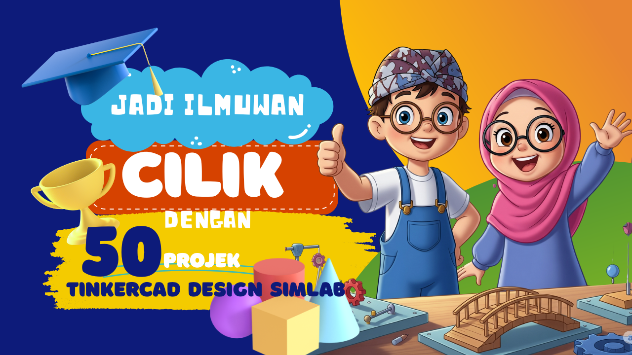 Jadi Ilmuwan Cilik dengan 50 Proyek Tinkercad Design Simlab