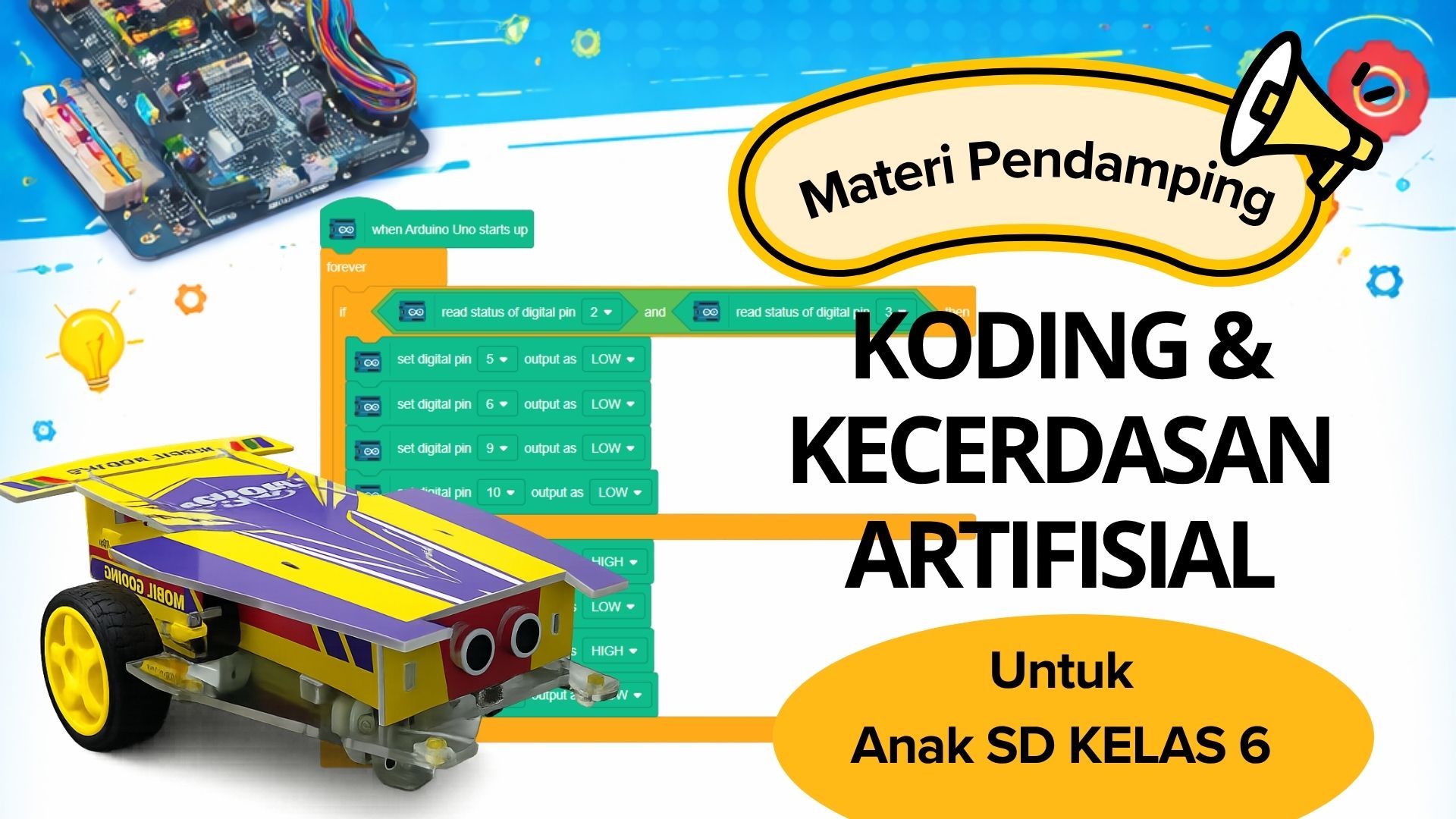 Koding & Kecerdasan Artifisial Untuk SD Kelas 6